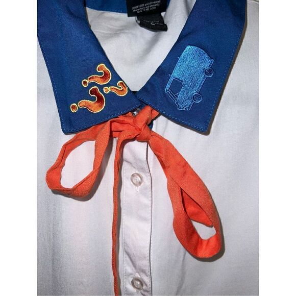 Scooby-Doo! Fred Woven Button-Up (Med) - Picture 3 of 9